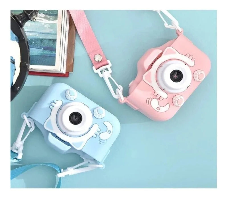 Máquina Fotográfica Infantil Digital Vídeos Hd Fotos Jogos
