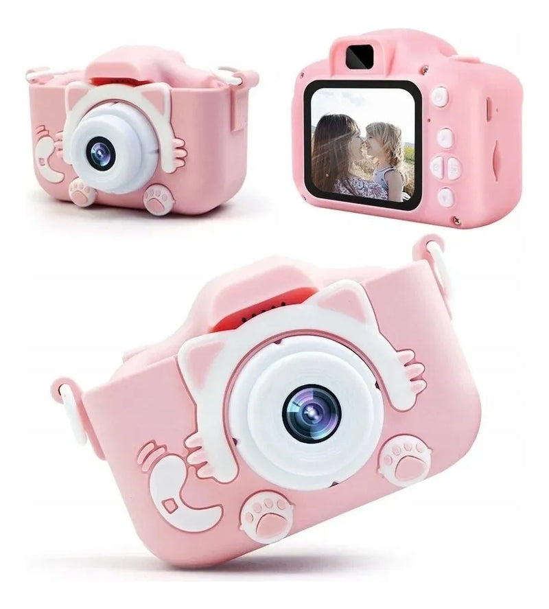 Máquina Fotográfica Infantil Digital Vídeos Hd Fotos Jogos