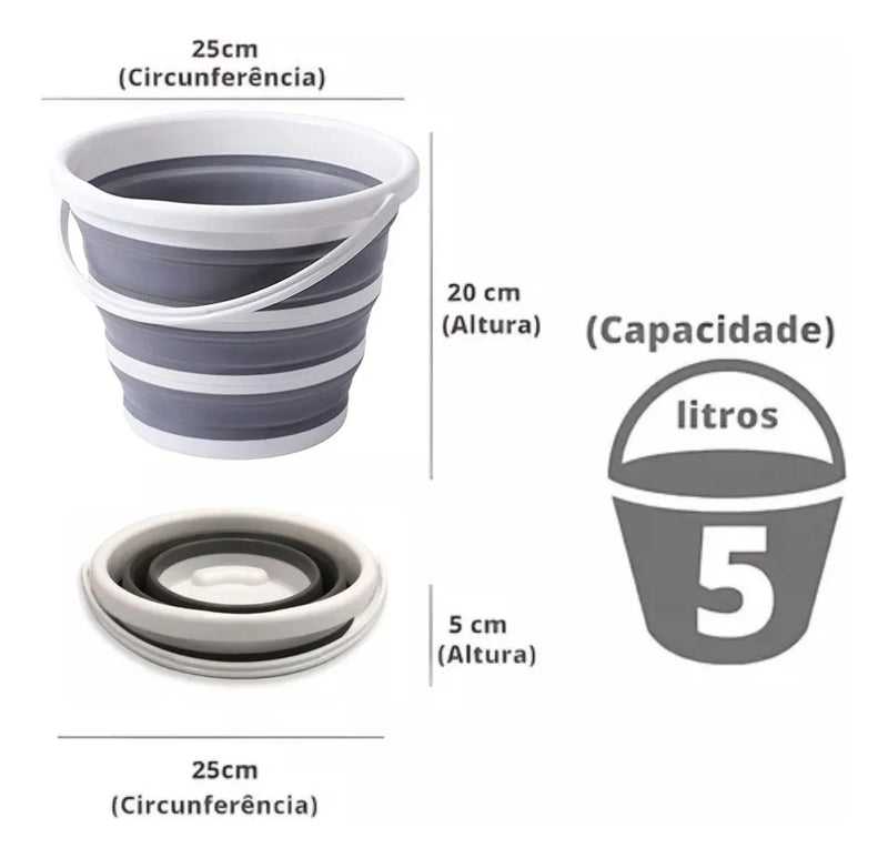 Lavadora Mquina Tanquinho Balde Porttil 5l Carregador