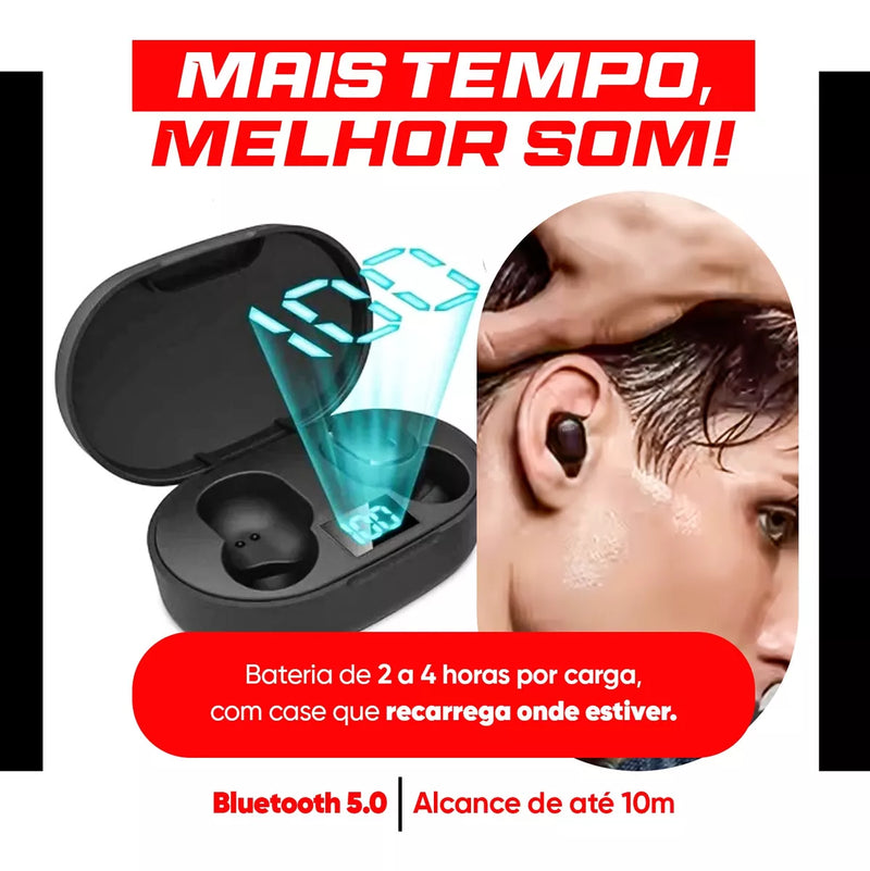 Fone De Ouvido Bluetooth Marca Rhead Sem Fio Tws