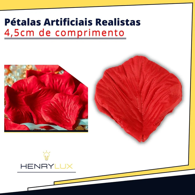 Kit Surpresa Romântica 300 Pétalas 14 Velas 12 Balão + Te Amo