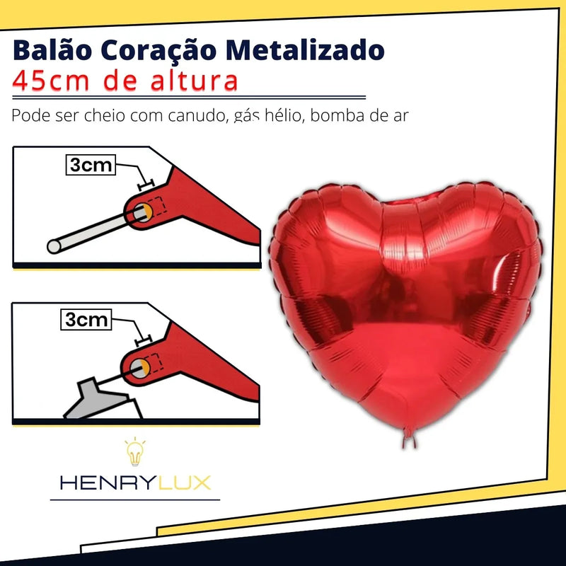 Kit Surpresa Romântica 300 Pétalas 14 Velas 12 Balão + Te Amo