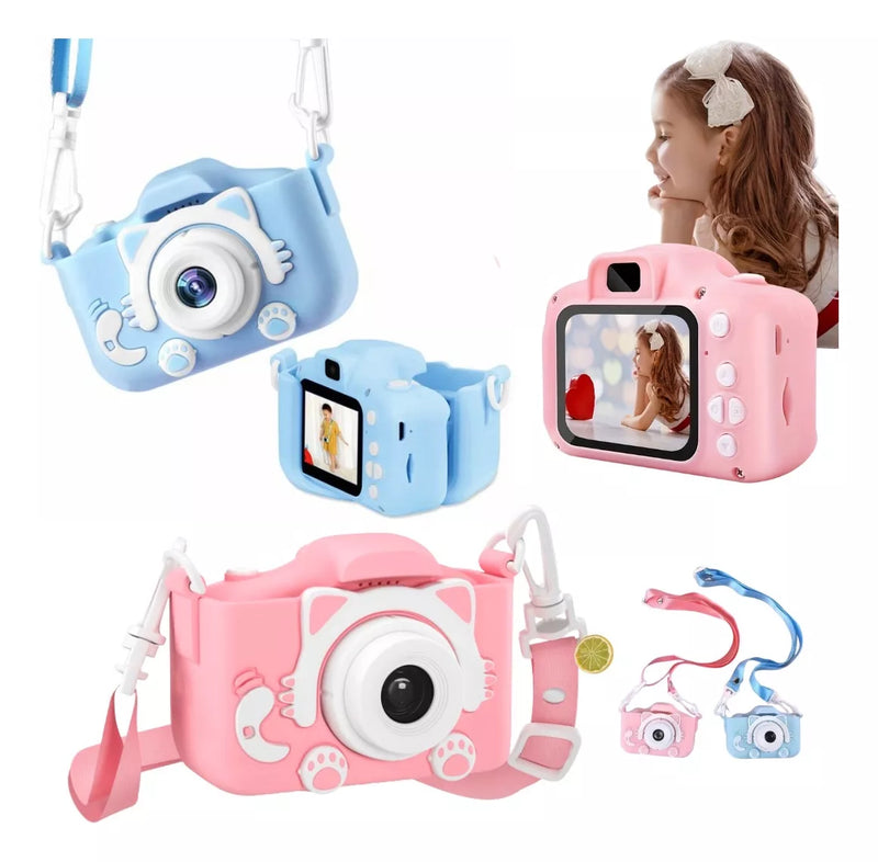 Máquina Fotográfica Infantil Digital Vídeos Hd Fotos Jogos