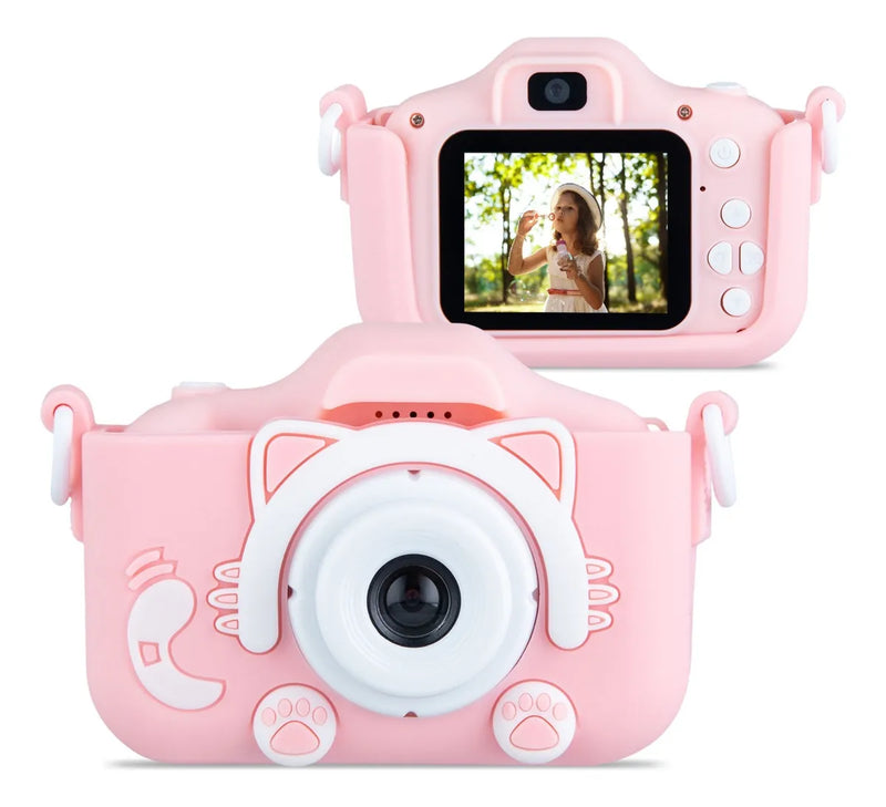Máquina Fotográfica Infantil Digital Vídeos Hd Fotos Jogos